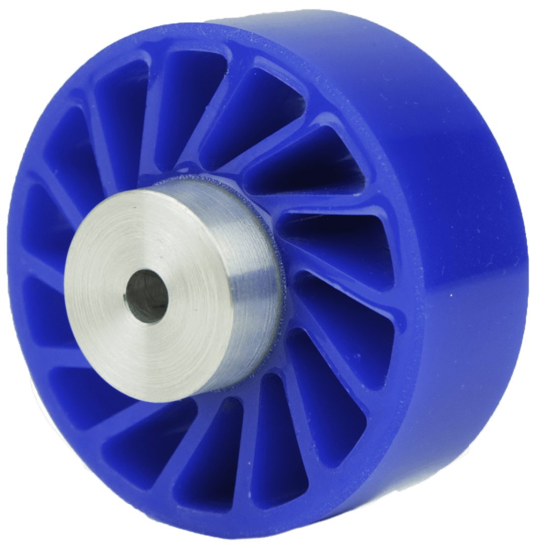 Blue Polyurethane No-Crush Wheel