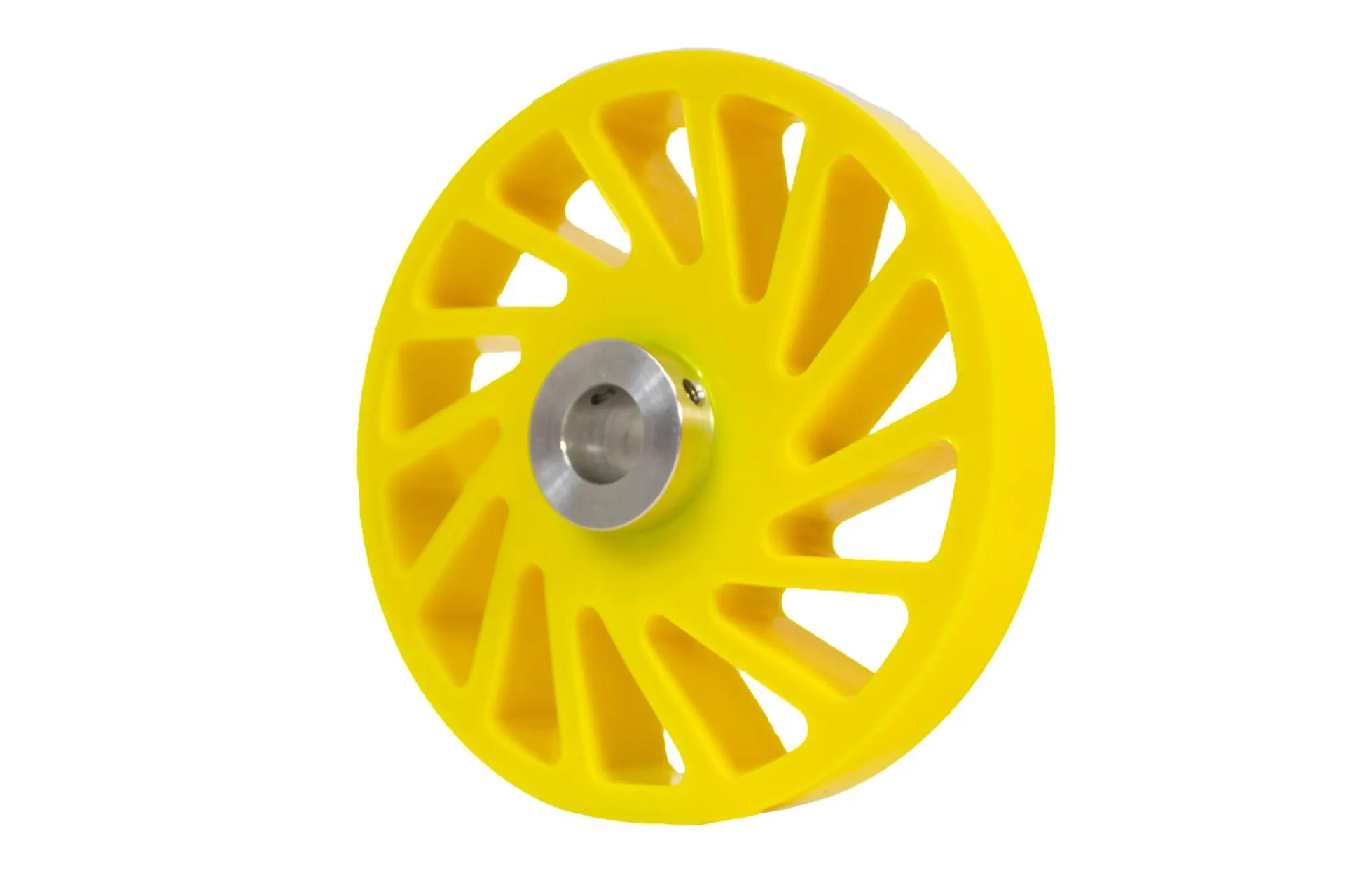 6 inch by 1 inch Hubbed Metering Wheel