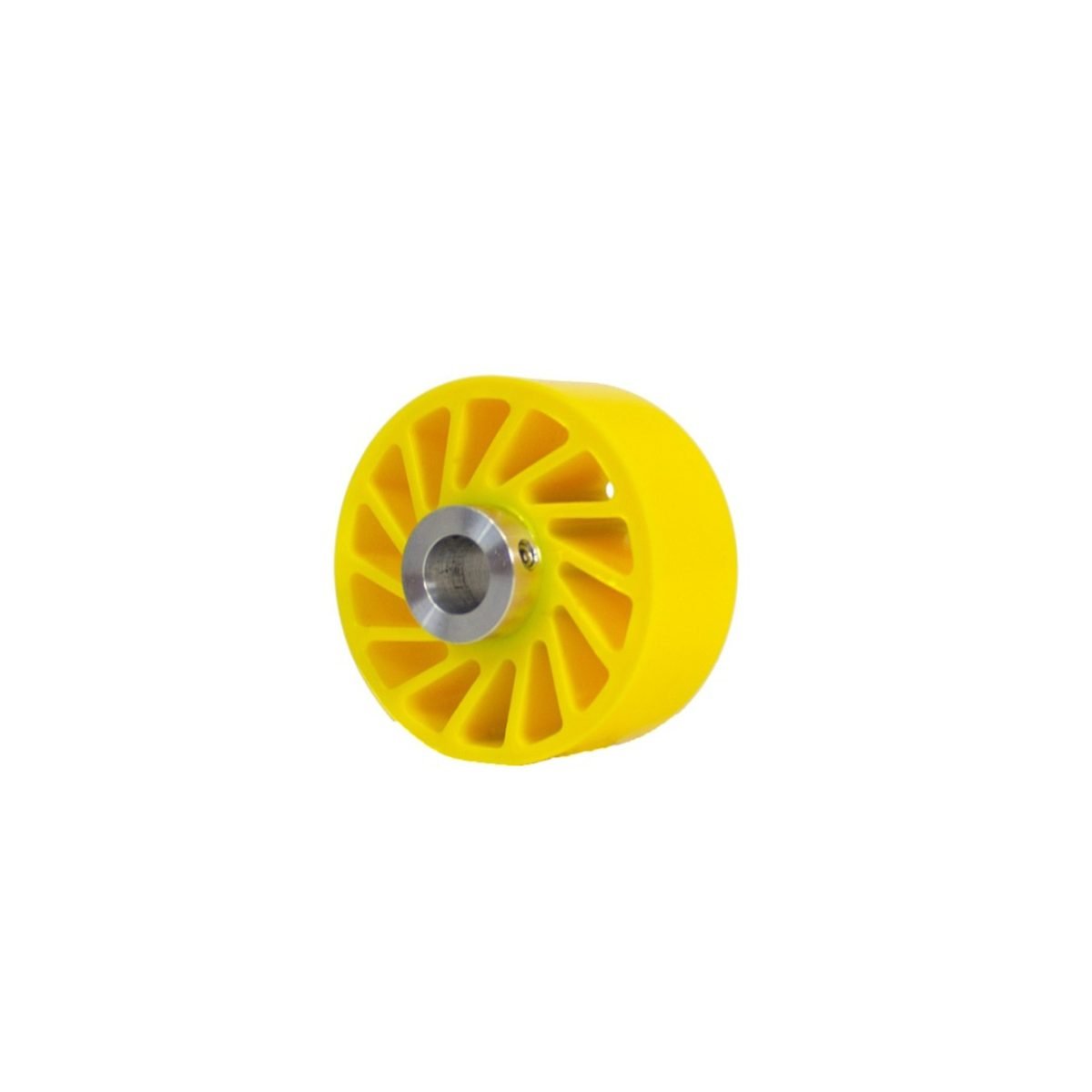 2.5 inch Hubbed Zero-Crush Wheel like FixtureWorks Part #DR-9502-35UR-EX500 and DR-9502-35UR-EX625, DR-9754-35UR-EX750, DR-9754-35UR-EX10, DR-9754-35UR-EX500, DR-9754-35UR-EX750, DR-9754-35UR-EX10