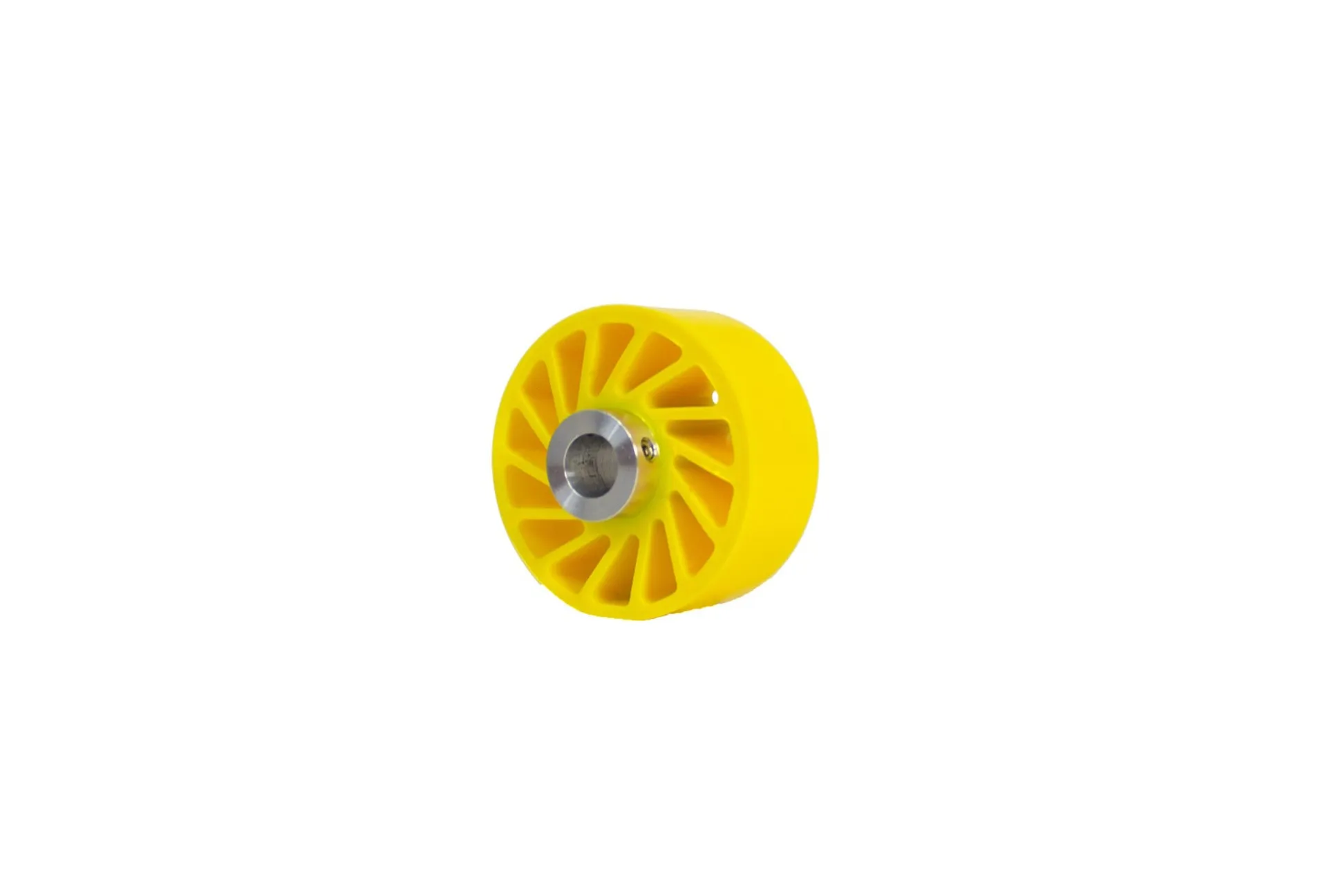 2.5 inch Hubbed Zero-Crush Wheel like FixtureWorks Part #DR-9502-35UR-EX500 and DR-9502-35UR-EX625, DR-9754-35UR-EX750, DR-9754-35UR-EX10, DR-9754-35UR-EX500, DR-9754-35UR-EX750, DR-9754-35UR-EX10