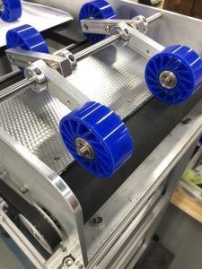 ML6 Poly No-Crush Wheels being used in an application