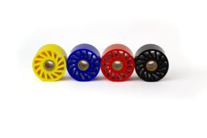 Idler Wheels with No-Crush Polyurethane Roller Design