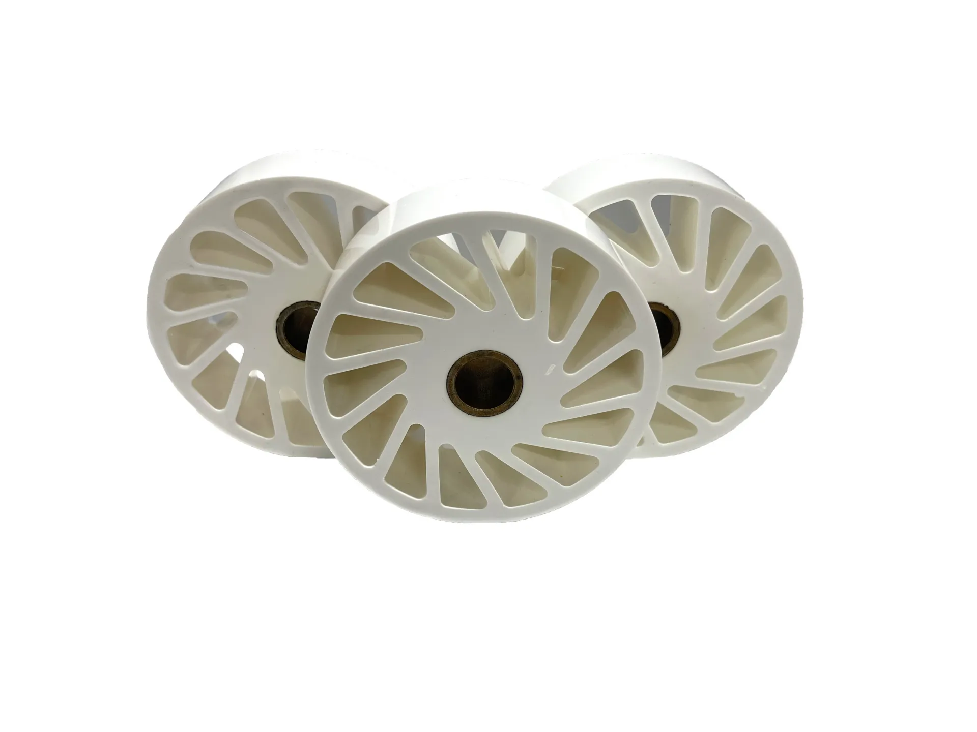 Poly Coated Oilite Bearing Flex-Grip Wheels