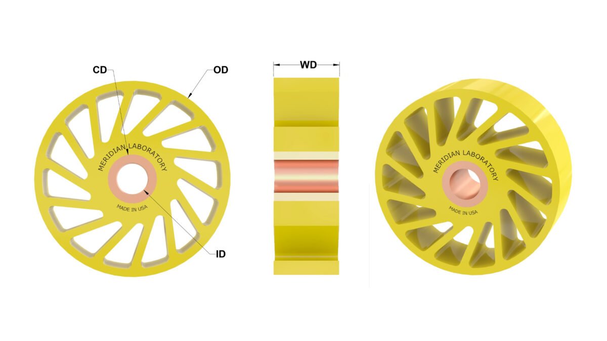 3D Render of Idler No-Crush Wheel